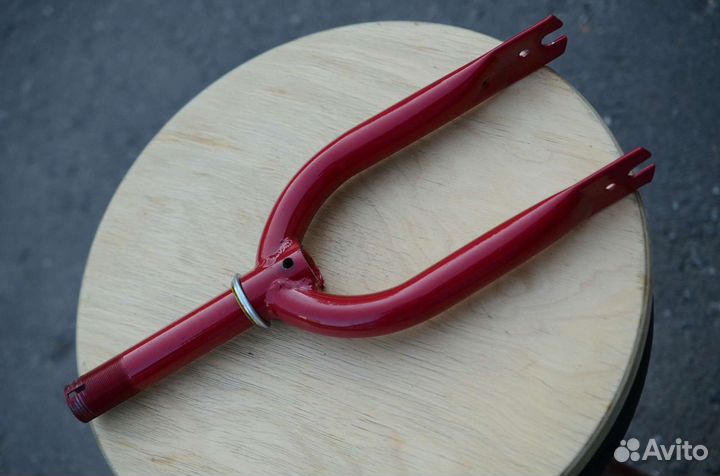 Руль с грипсами, вилка резьбовая 12