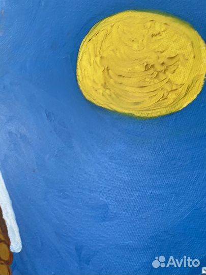 Картина маслом на холсте большая