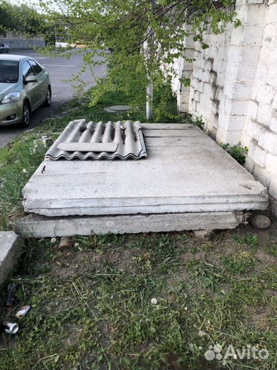 Заборные плиты бу