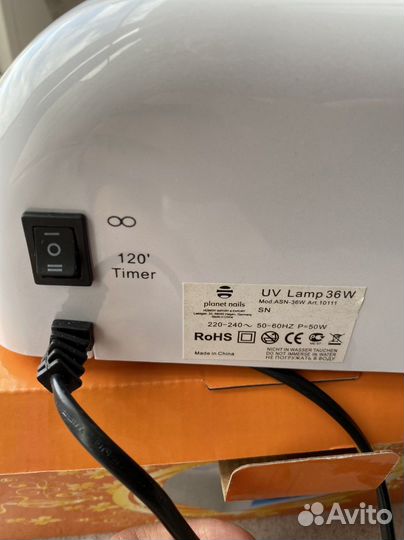 Уф Лампа для маникюра новая
