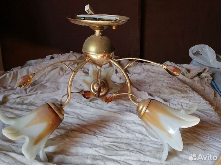 Люстра потолочная бу