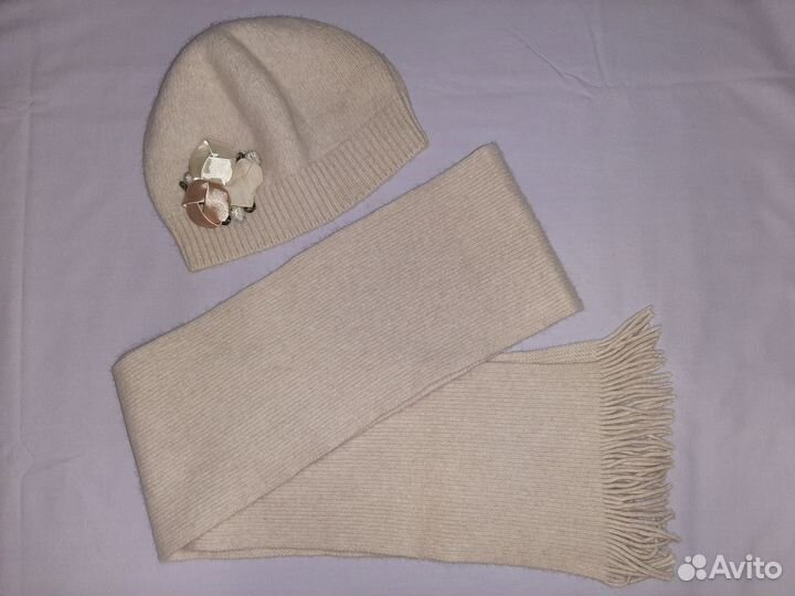Комплект шапка и снуд для девочки