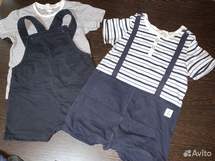 Летние вещи H&M на мальчика 74 см