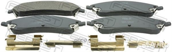 Колодки тормозные cadillac SRX 04-08 передние 3