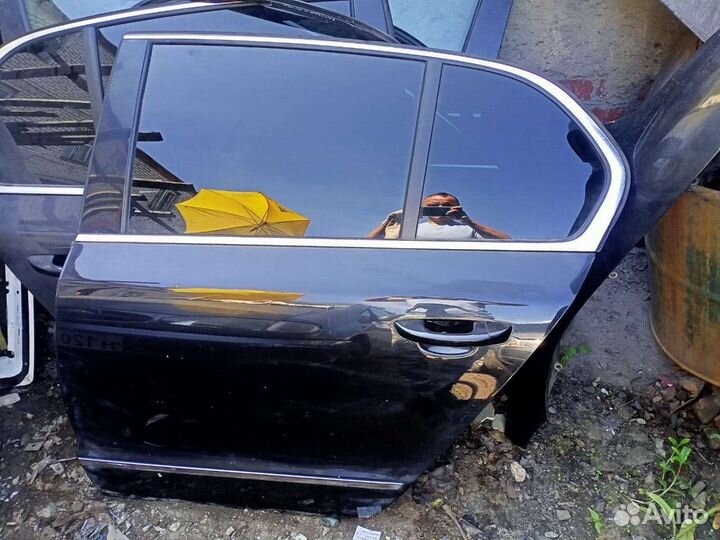 Дверь задняя левая шкода суперб 2