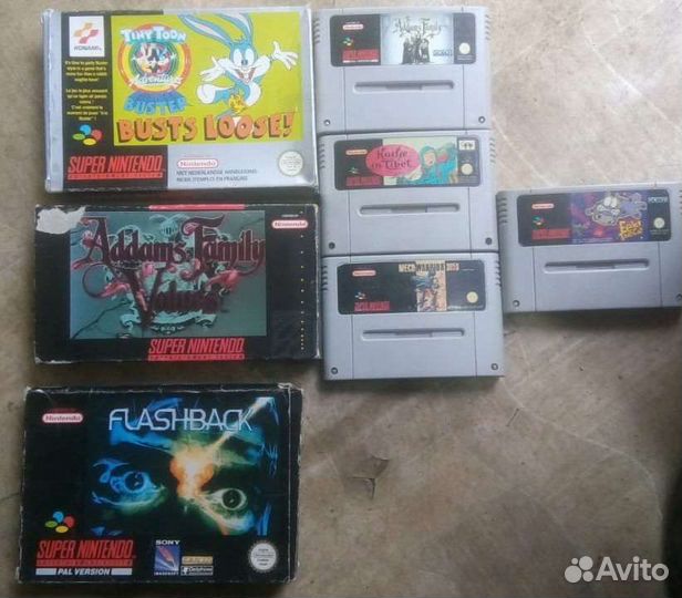 Игры супер нинтендо 6 шт
