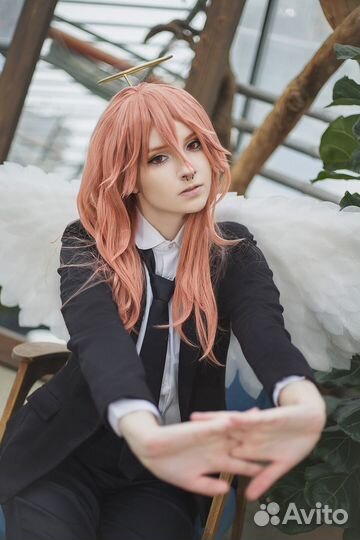 Косплей на Ангела-демона человек бензопила