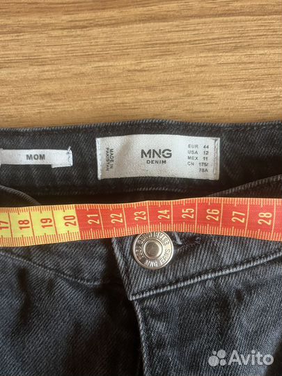 Джинсы черные манго