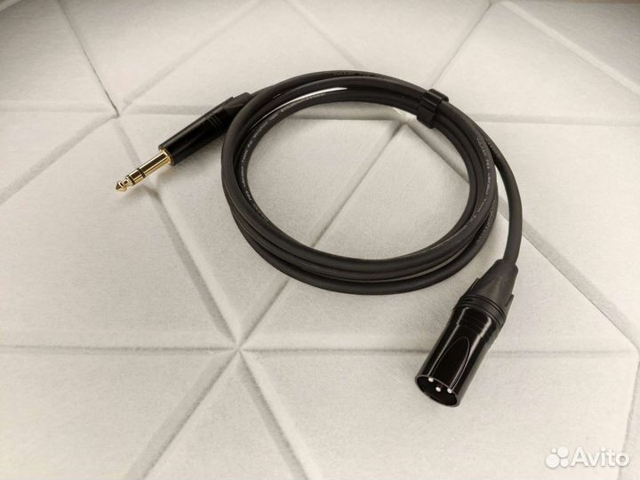 Xlr штекер на Jack 6,3 stereo Vulcan p23