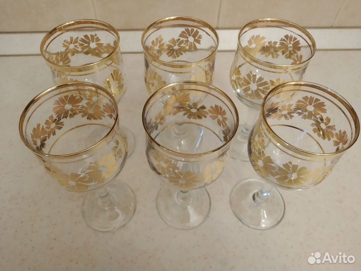 Фужеры хрустальные (чсср, СССР)