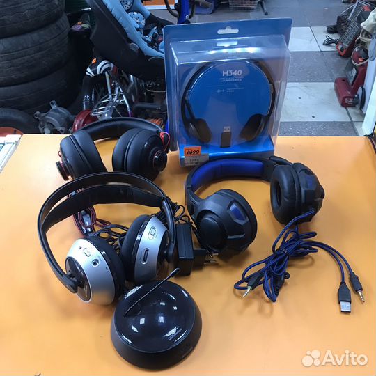 Наушники полноразмерные в ассортименте