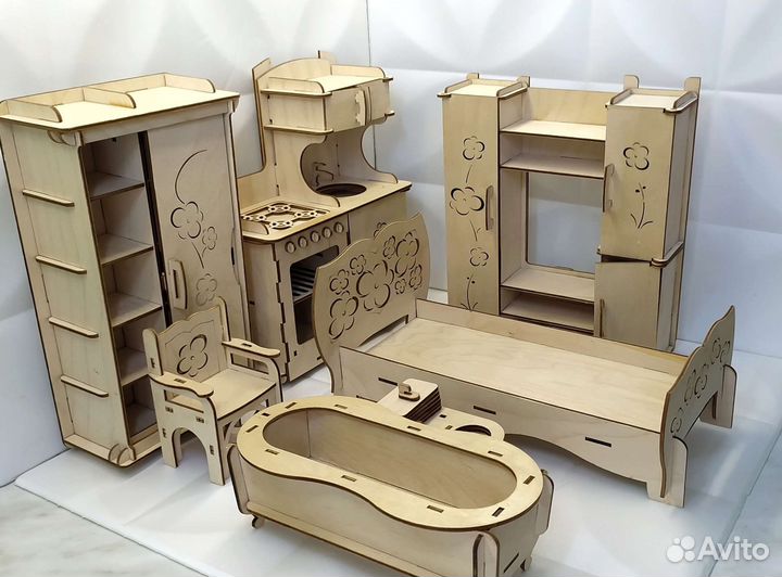 Мебель для кукол барби