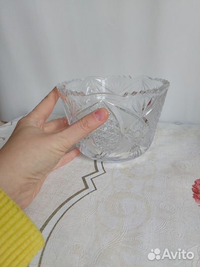 Хрустальная салатница