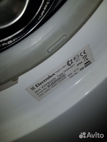 Стиральная машина electrolux