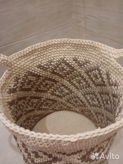 Корзина из полиэфирного шнура