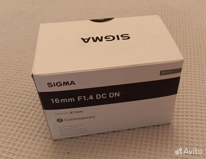 Sigma 16mm f/1.4 (Sony E Mount APS-C)