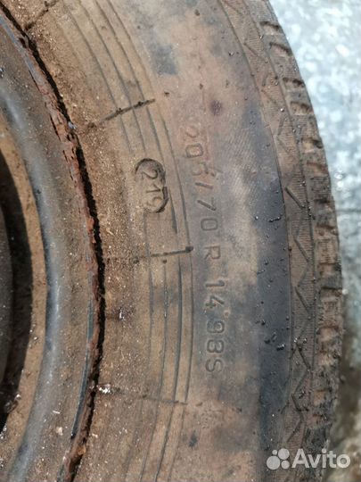 Запасное колесо 205/70 R14