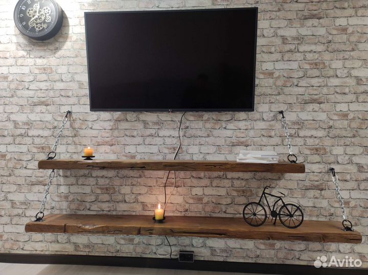 Полка под телевизор подвесная