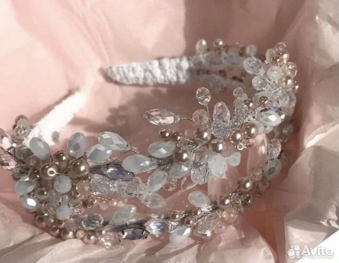 Ободок диадема (свадебная)