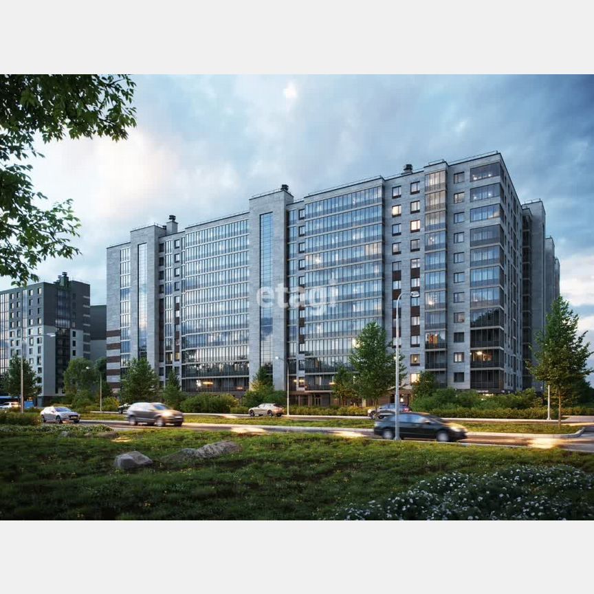 2-к. квартира, 47,9 м², 10/12 эт.