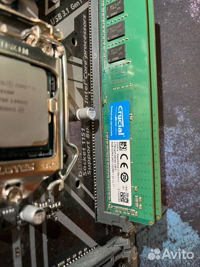 Процессор intel core i5 9400f с Материнкой платой