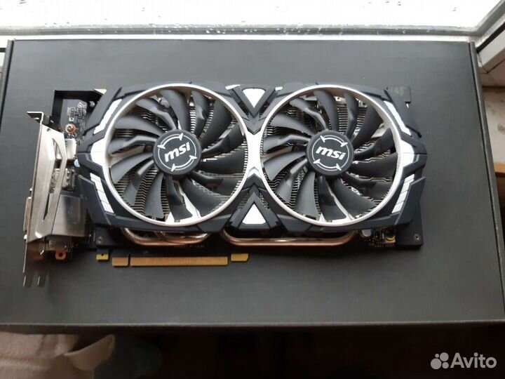 Видеокарта MSI GeForce GTX1070 armor OC 8GB 256bit