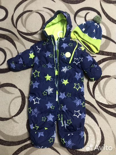 Комбинезон зимний для мальчика 74 размер