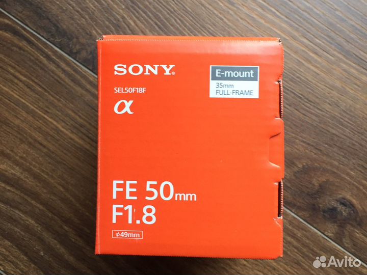 Sony FE 50mm f/1.8 Новые-Гарантия
