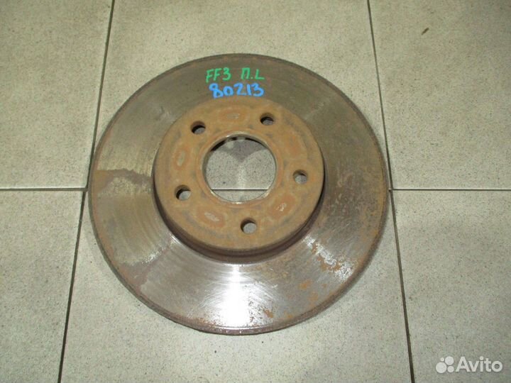 Диск тормозной передний вентилируемый Ford Focus