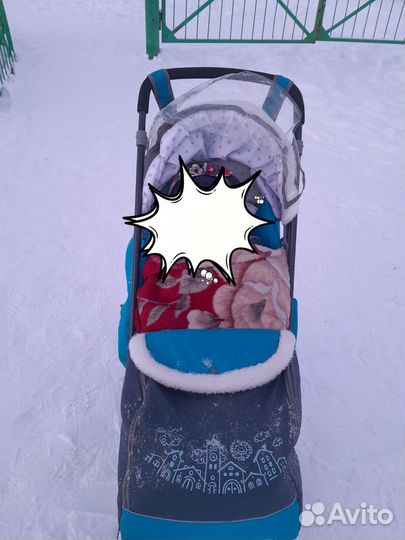 Санки коляска ника