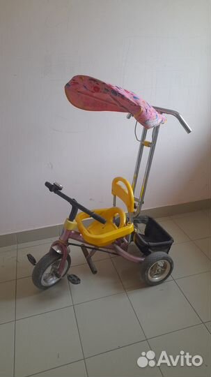 Детский велосипед с ручкой бу