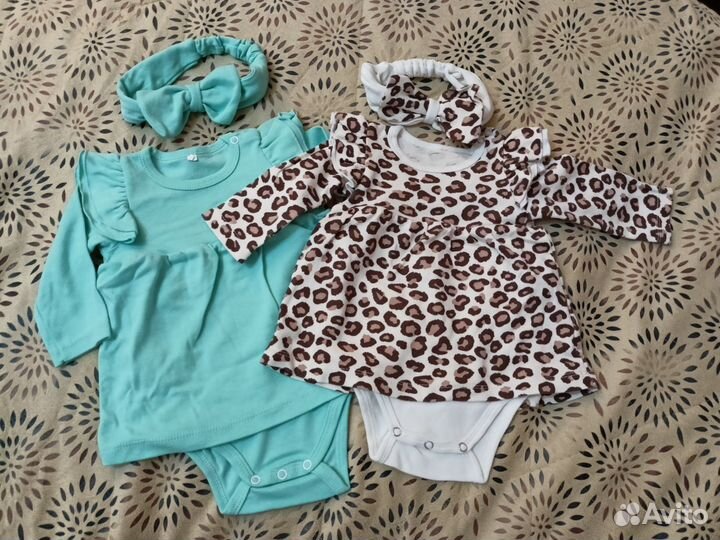 Платье боди для девочки