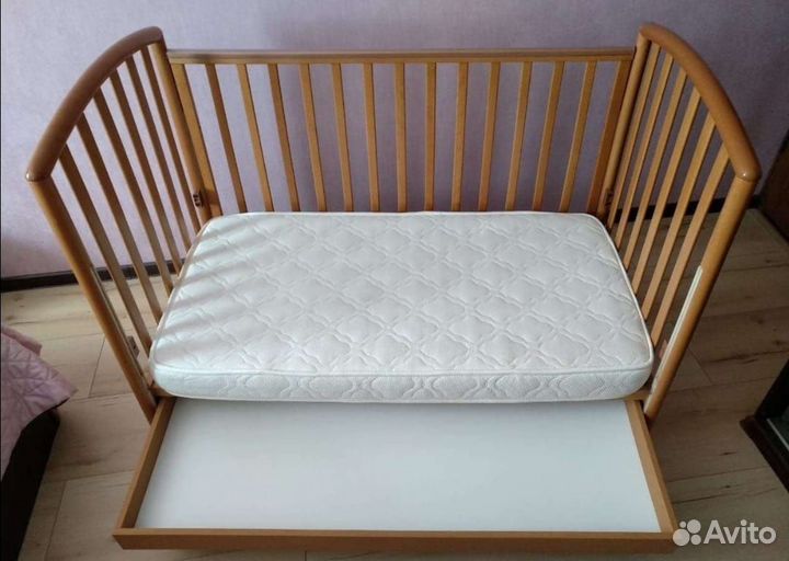 Детская кроватка Pali деревянная + матрас Италия