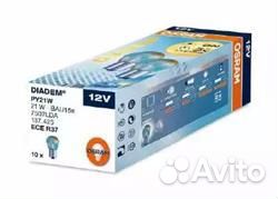 Лампа накаливания сигнальная PY21W BAU15s Original