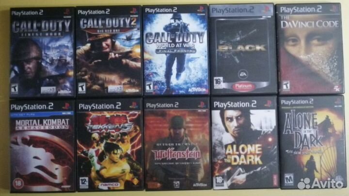 Диски для sony playstation 2
