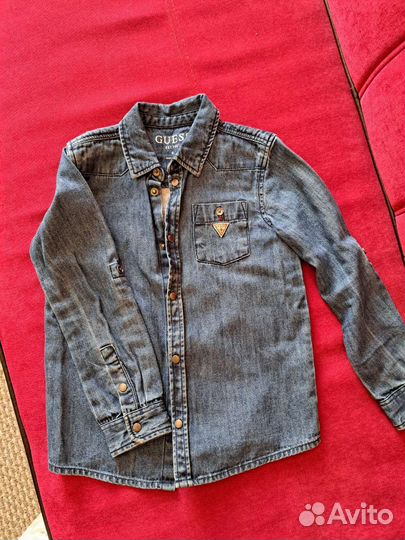 Джинсовая рубашка для мальчикаGuess