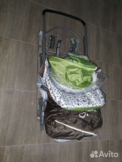 Детские санки коляска