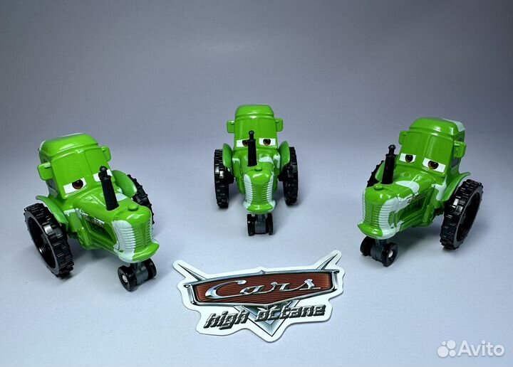 Зеленый трактор из мульта Тачки