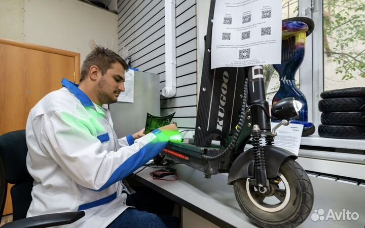 Ремонт электросамокатов Kugoo, Xiaomi, Nineboot