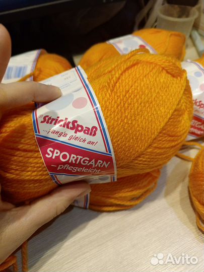 Пряжа StrickSpaB 8штук набором