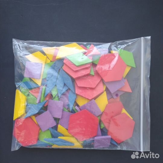 Деревянная мозаика танграм Pattern Blocks