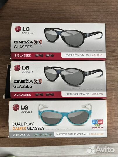 3D очки lg