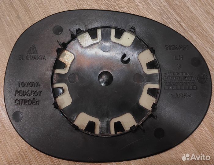 Зеркальный элемент toyota peugeot citroen