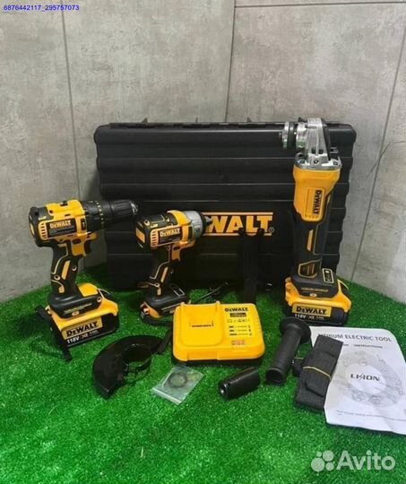 Набор электро инструмента DeWalt 3в1 (Арт.57902)