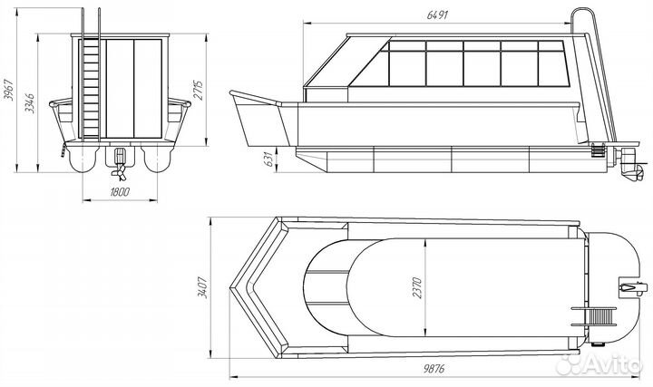 Электробус SEA BUS 36 Tesla