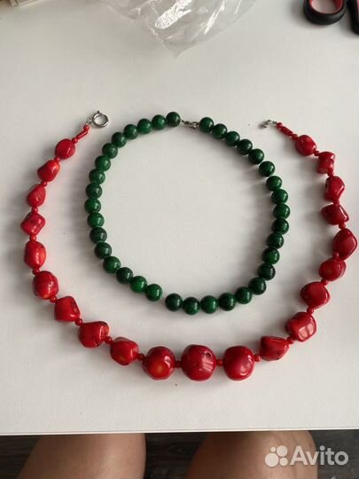 Бусы из натуральных камней