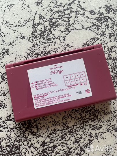 Палетка теней i heart revolution pink pepper