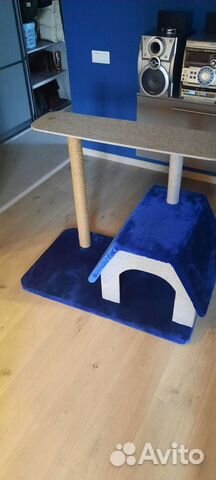 Когтеточка домик для кошки(собачий дом)