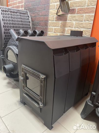 Печь отопительная воздухогрейная 100,200,300 кубов