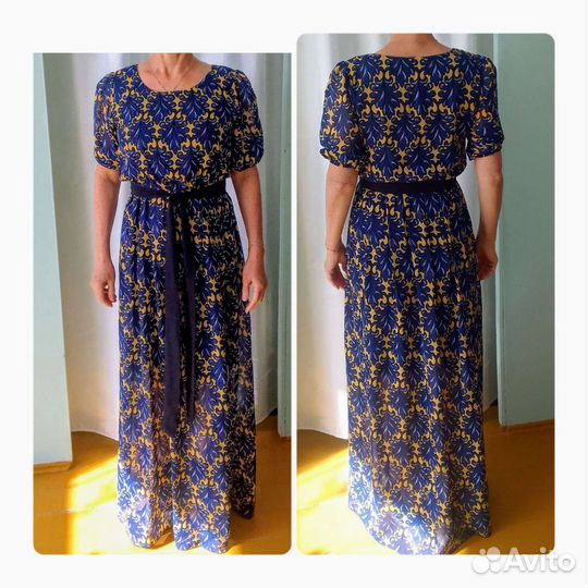 Вечернее платье 46 размера в пол